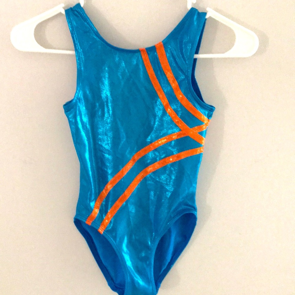 Girl gymnastics leotard size CL Child Large Melody